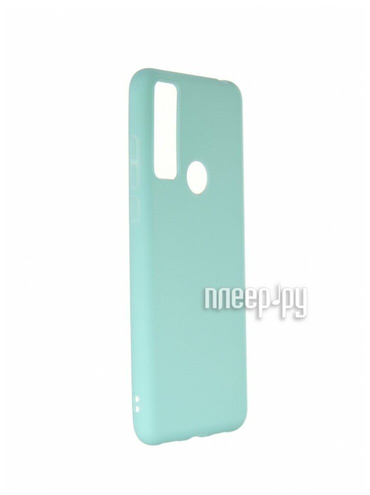 Силиконовый чехол DF для TCL 20 SE tcCase-02 (light green)