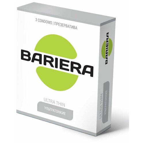 Ультратонкие презервативы Bariera Ultra Thin - 3 шт, 2 упаковки