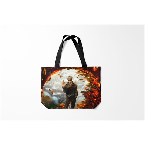 фото Сумка-шоппер / 46х35 см / аниме / магическая битва burnettie