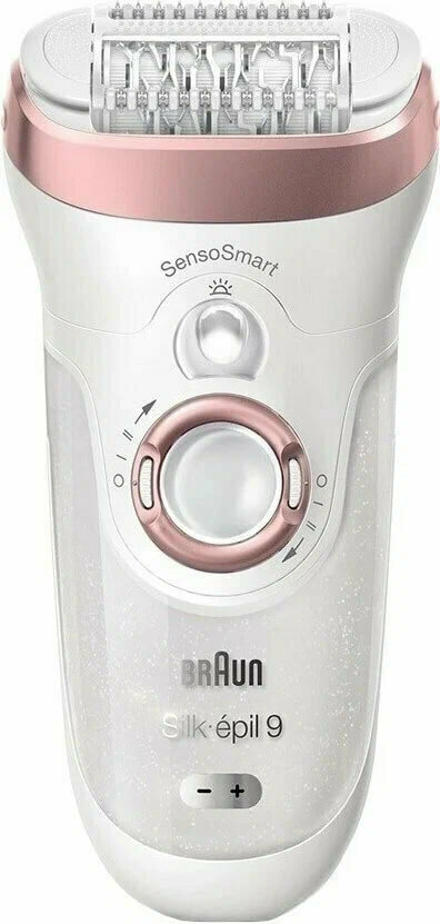 Эпилятор Braun 9-870 Silk-epil 9, белый/розовый