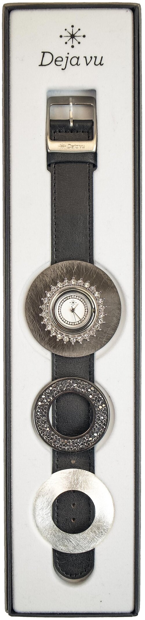 Наручные часы DEJAVU Часы женские наручные Dejavu Standart 1053CS107, черный
