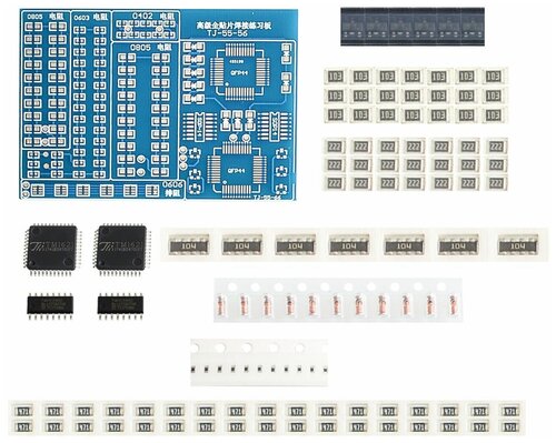 9V KIT Набор - конструктор для самостоятельной сборки и обучения пайки SMD компонентов (У)