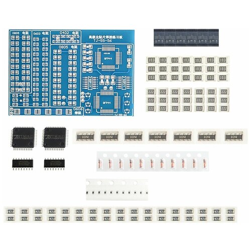 фото 9v kit набор - конструктор для обучения и пайки smd компонентов (у)