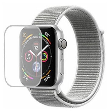 Apple Watch 44mm Series 4 Aluminum GPS + CELLULAR защитный экран Гидрогель Прозрачный (Силикон) 1 штука