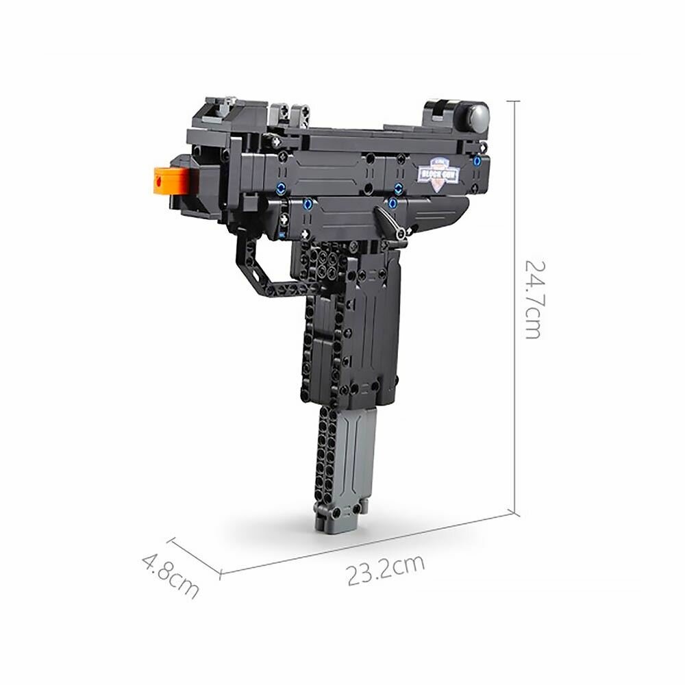 Конструктор CADA Пистолет-пулемет Micro Uzi, 359 деталей - C81008W - фотография № 18