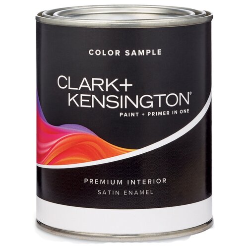 Краска ACE Paint Clark+Kensington Color Sample Interior полуматовая Ultra White 0.473 л американская интерьерная краска для стен clark kensington satin enamel 0 47 ultra white ace paint