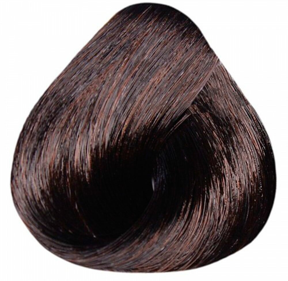 ESTEL De Luxe стойкая краска-уход для волос, 4/7 шатен коричневый, 60 мл - фотография № 8