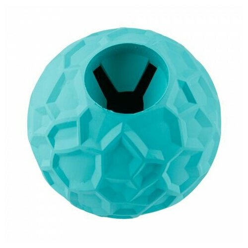 Petmax Игрушка для собак Мяч для лакомств голубой, 7,5 см, 2 шт