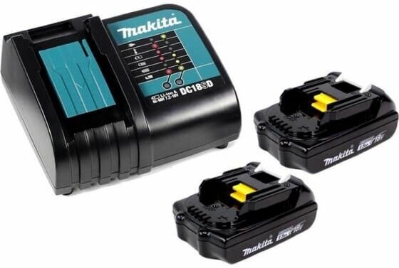 Набор аккумуляторов с зарядным устройством Makita PSK MKP1SY182 (BL1815N - 2 шт, DC18SD, кейс MAKPAC тип 1), 197143-8