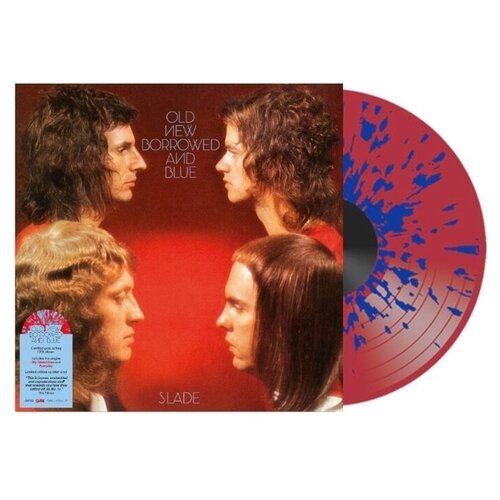 slade old new borrowed and blue lp Виниловая пластинка Slade. Old New Borrowed And Blue. Red & Blue Splatter (LP)