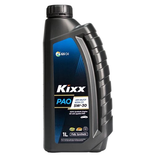 Синтетическое моторное масло Kixx PAO 5W-30, 4 л, 1 шт.