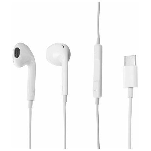 Наушники LuazON VBT 113 вкладыши микрофон разъем Type-C белые 79000₽