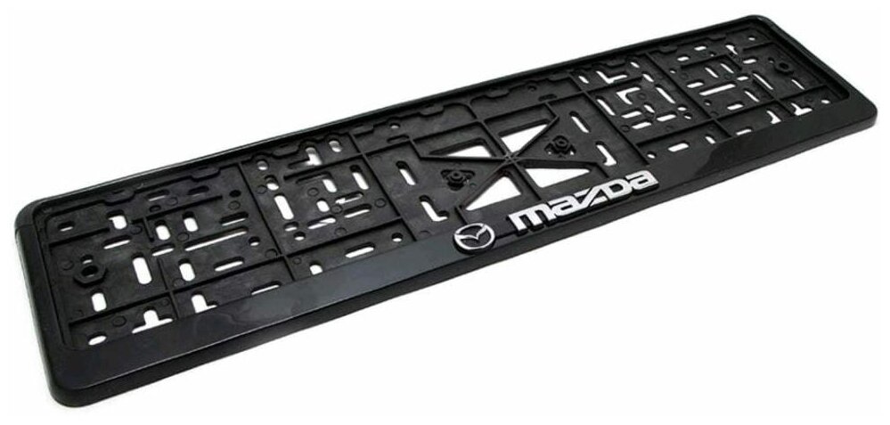 Рамка номерного знака для автомобилей Mazda Мазда пластик (2)