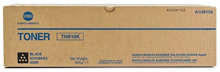 Тонер Konica Minolta TN-616K Black (A1U9150)