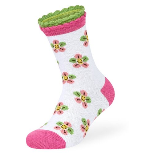 Носки Omsa 4 пары, размер 27-30, розовый, белый носки omsa 4 пары размер 27 30 розовый белый
