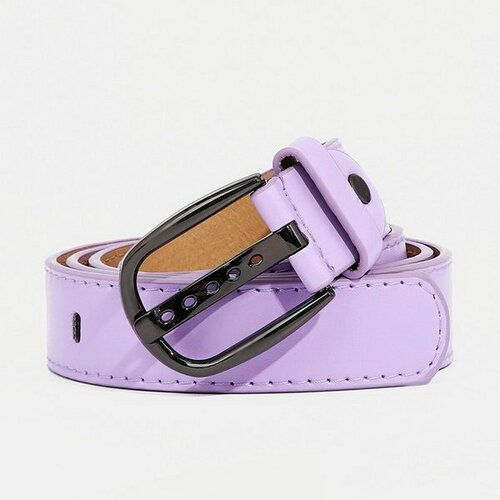 фото Ремень сима-ленд, размер 110, сиреневый сима-лэнд