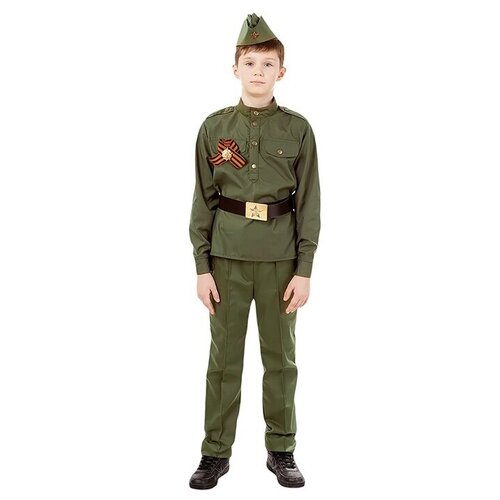 Костюм для мальчика Пуговка Солдат размер 164-88 (2032/1 к-18-44-164)