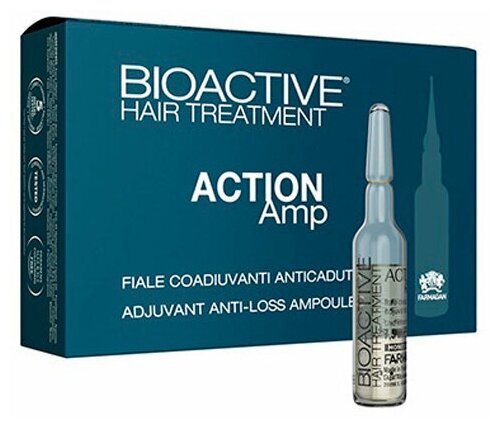 Farmagan Bioactive Treatment: Стимулирующий лосьон против выпадения в ампулах (Ampoules Anti-Loss), 10*7,5мл