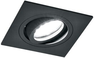 Светильник потолочный встраиваемый ИВО черный 50Вт под лампу GU5.3 DL2801, 40526