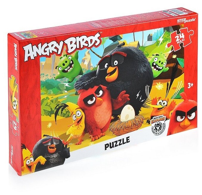 Мозаика "puzzle" maxi 24 "Angry Birds" (Rovio)