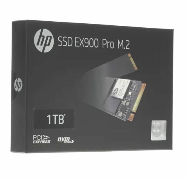 Внутренний SSD HP 1TB EX900 Pro PCIe 3x4 R/W - 1180/2250 MB/s (M2) 2280 TLC 3D NAND