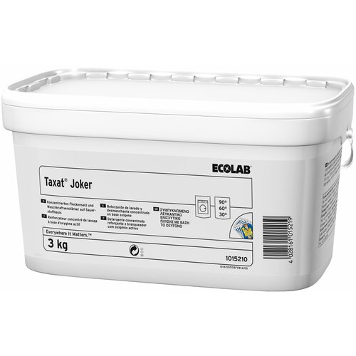 Ecolab Taxat Joker немецкий кислородный отбеливатель для белья и текстиля 3 кг