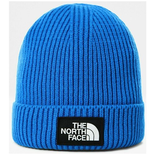 Шапка детская North Face Youth Logo Box Cuff Beanie Blue