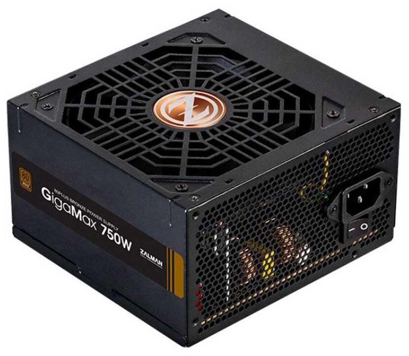 Блок питания ATX Zalman 750W, EPS, APFC, fan 120mm, 80+ Bronze, Retail - фото №1