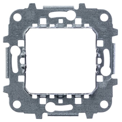 Суппорт ABB 2CLA227190N1001 металл abb nie розетка европейская без заземления 16а 250в 2 модульная серия zenit цвет серебристый