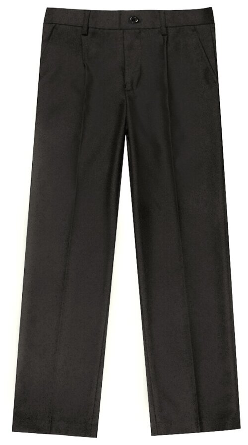 Школьные брюки Pinetti, повседневный стиль, карманы, размер 14/164, серый