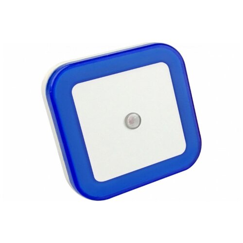 Светодиодный ночник с датчиком освещения IN HOME NLE 03-SB-DS квадрат синий, 230В 4690612028798