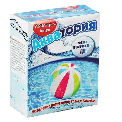 Средство для очистки воды в бассейне Акватория AQUA-light-longo, от водорослей, 500 г