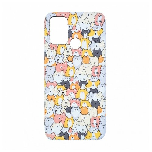 фото Силиконовый чехол luxo creative для huawei honor 9a (moa-lx9n), принт: 073