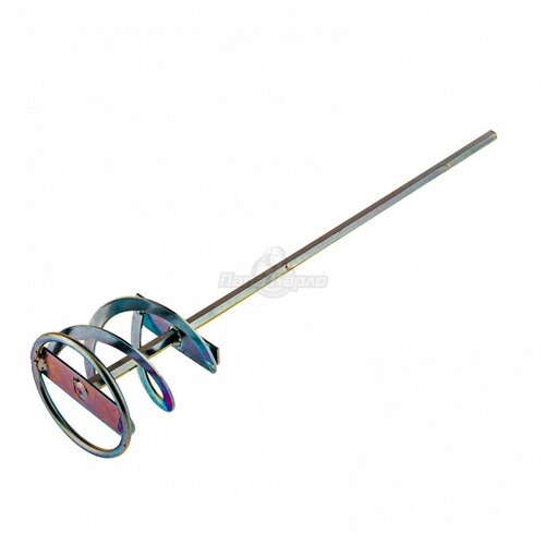 Миксер для красок и штукатурных смесей 80 х 400 мм оцинкованный шестигранный хвостовик 8 мм Denzel 848447 410₽