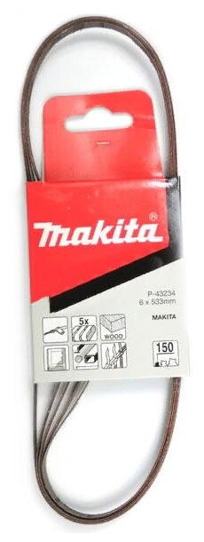 Бесконечная лента Makita P-43234 P150 6х533 5 шт