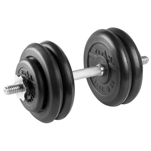 Гантель разборная 25 кг TITAN Barbell - d31, Комплектация №1 с железной ручкой гантель разборная 27 кг titan barbell d31 комплектация 1 с железной ручкой