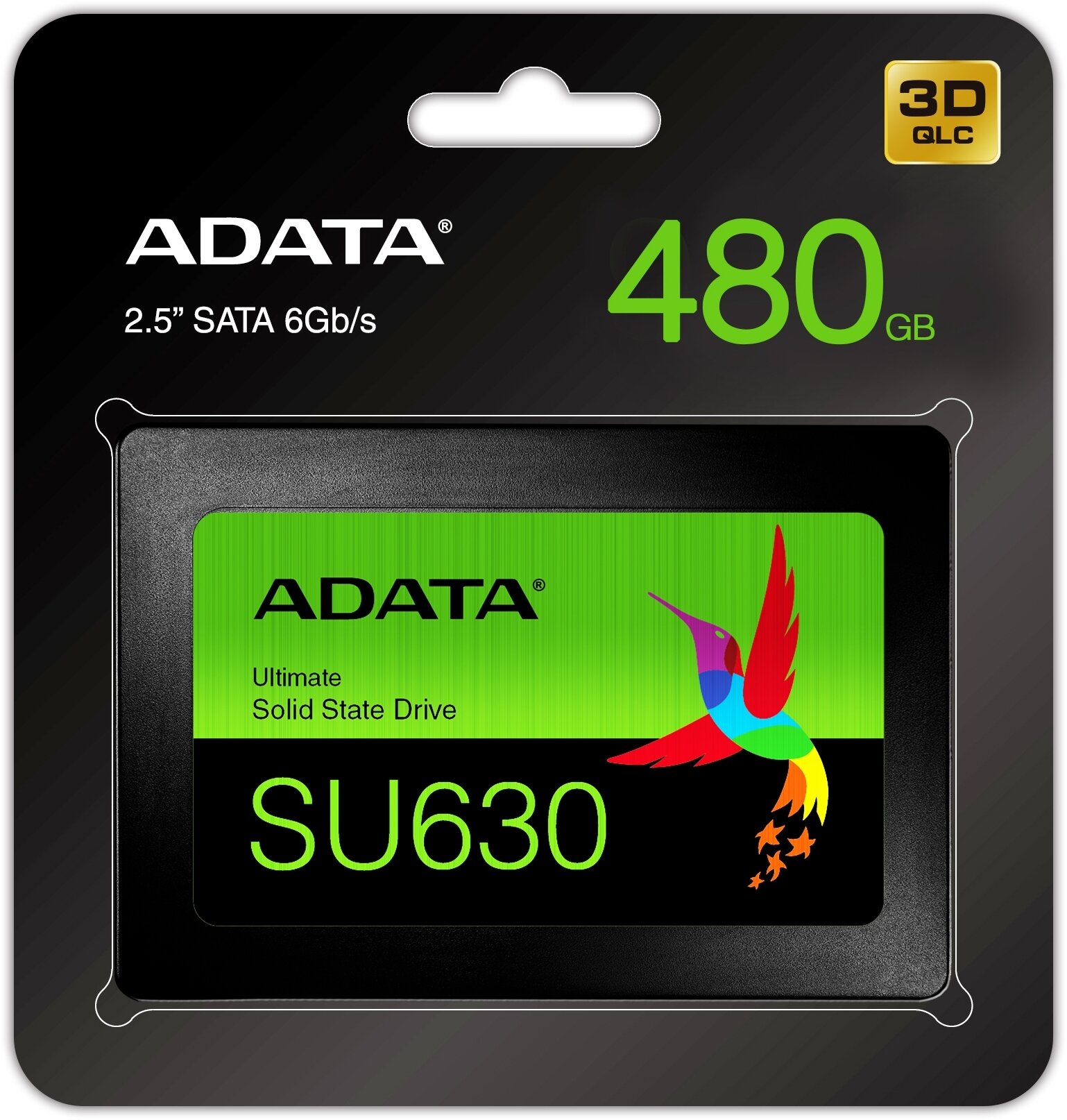 SSD накопитель A-DATA Ultimate SU630 480Гб, 2.5", SATA III - фото №8