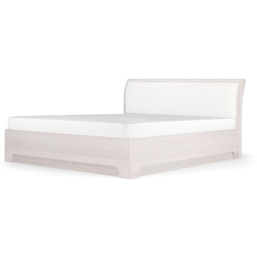 Кровать с подъемным основанием 180х200 с мягкой спинкой белая Парма Нео Кураж