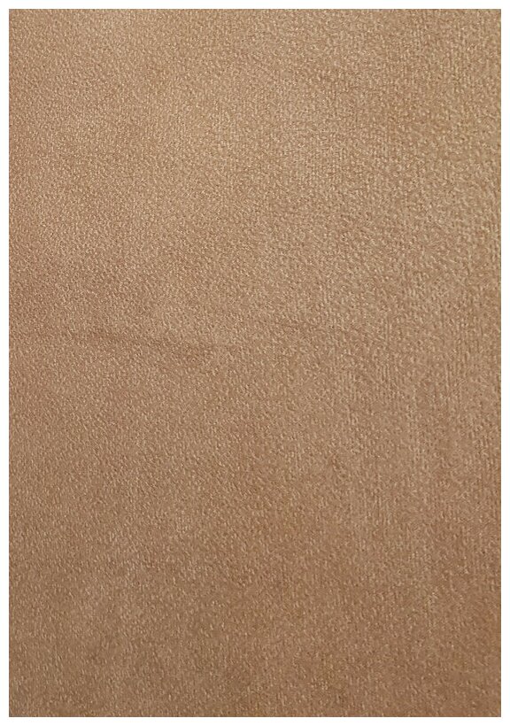 Ткань мебельная Велюр модель Лурэс цвет: Песочный (коричнево-желтый) отрез - 1 м (538-69) (Ткань для шитья для мебели)