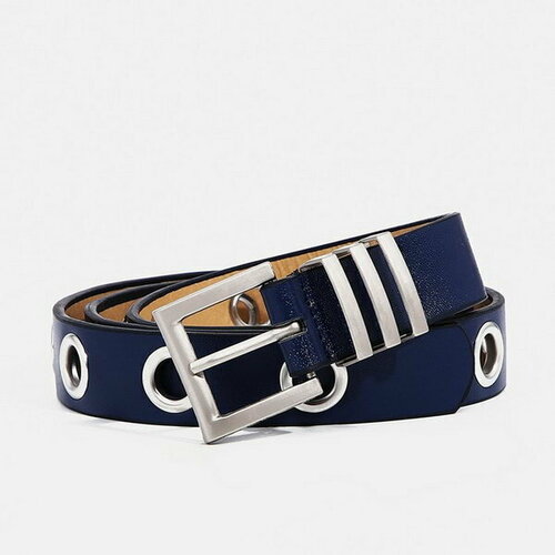 фото Ремень сима-ленд, размер 100, синий сима-лэнд