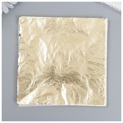 Поталь для декорирования набор 100 листов Золото 14х14 см 1032₽