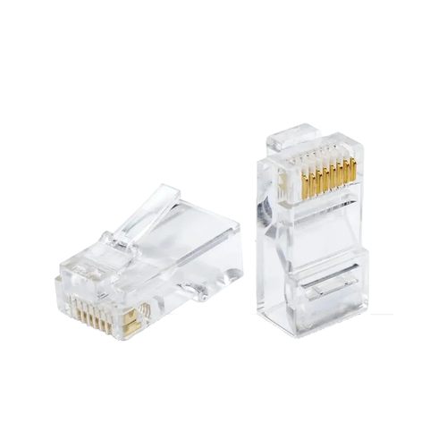 Коннектор cat.5e UTP RJ45 штекер 8P8C, неэкранированный, быстрозажимной, комплект 25 шт.