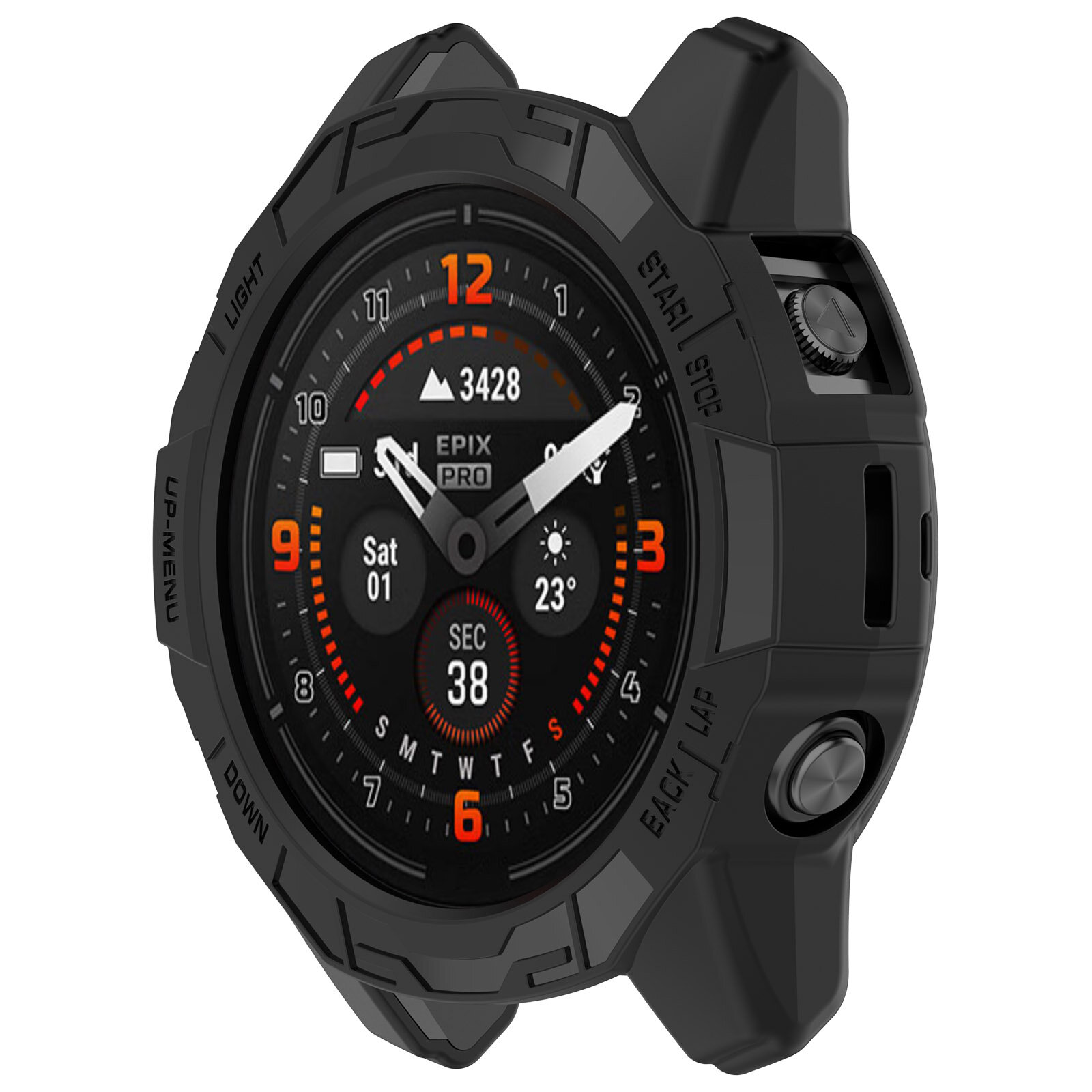 Защитный чехол для Garmin Fenix 7 (Pro), Epix Pro, 42 мм, черный