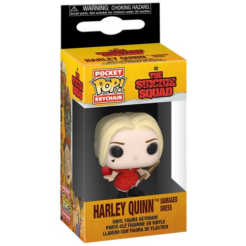 Брелок Funko, мультиколор брелок funko pop keychain suicide squad harley quinn damaged dress