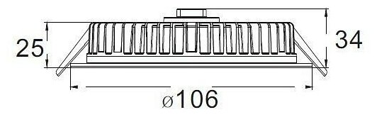 Встраиваемый светильник Deko-Light 565229 - фотография № 3