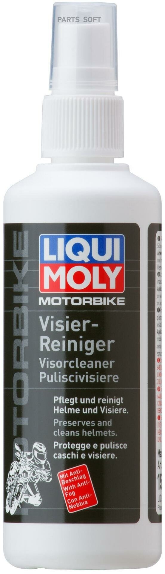 LIQUI MOLY 1571 Очиститель забрал шлемов Motorbike Visier-Rein. (01л)