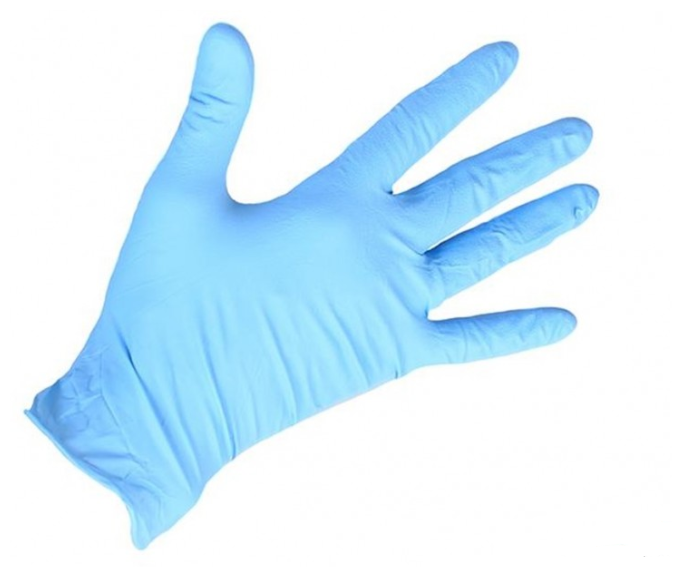 Перчатки нитриловые RoxelPro NITRILE GLOVES ROXPRO синие 100шт (50 пар). Размер L