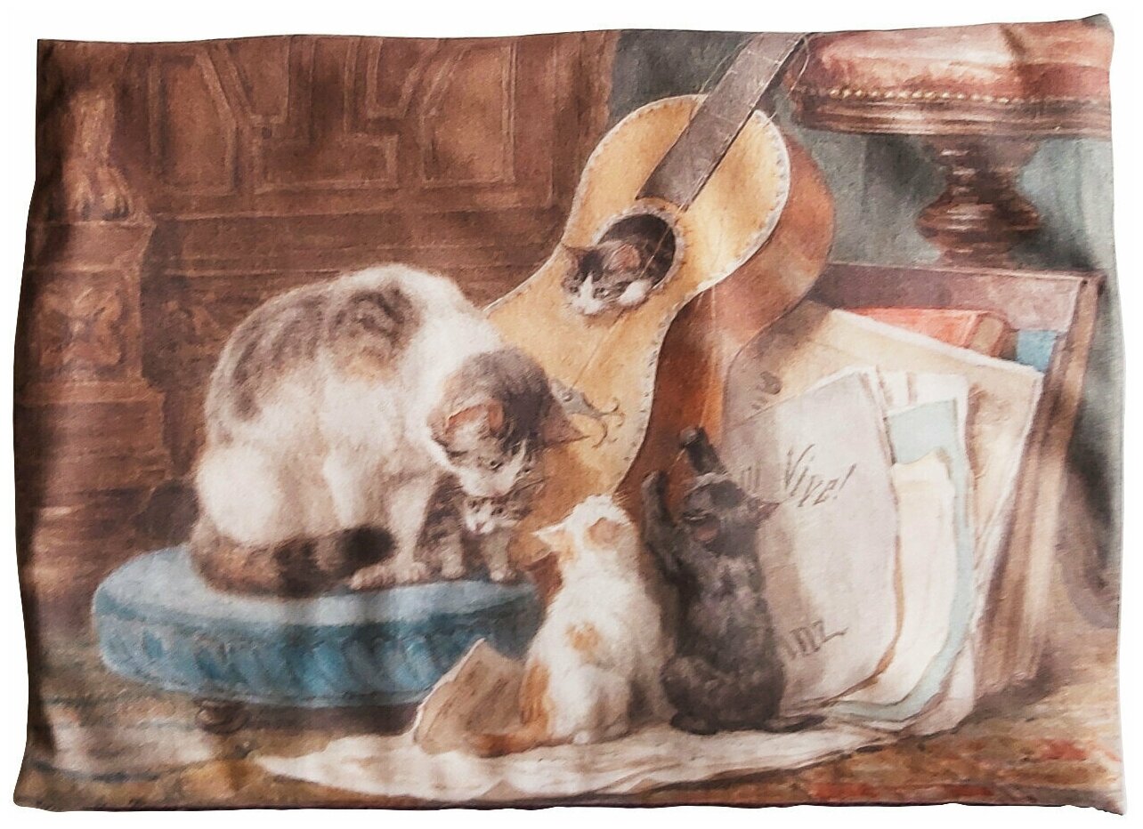 Антицарапки Матрас для кошек Генриетта Рённер с валерианой 45х32 см - фотография № 1