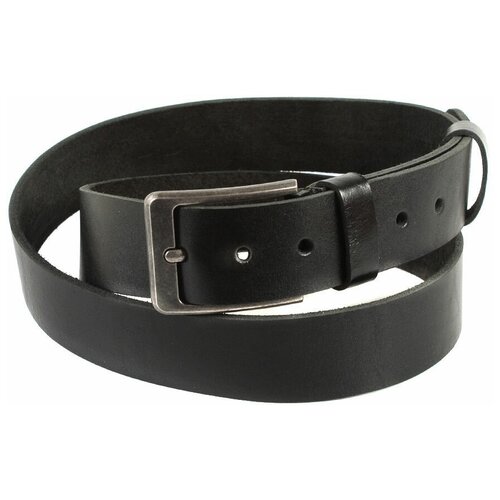 фото Ремень/ремень мужской/натуральная кожа/mayger/а-рн-7508/черный/120/цельнокроеный/с пряжкой/подарочная коробка