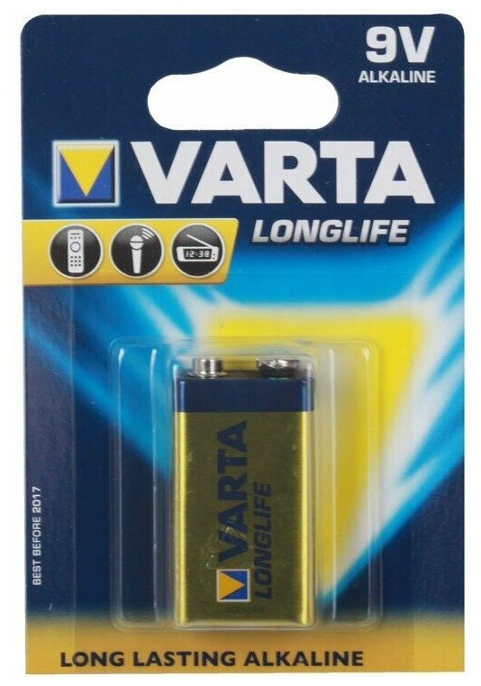 Батарейка щелочная Varta LongLife 04122101411